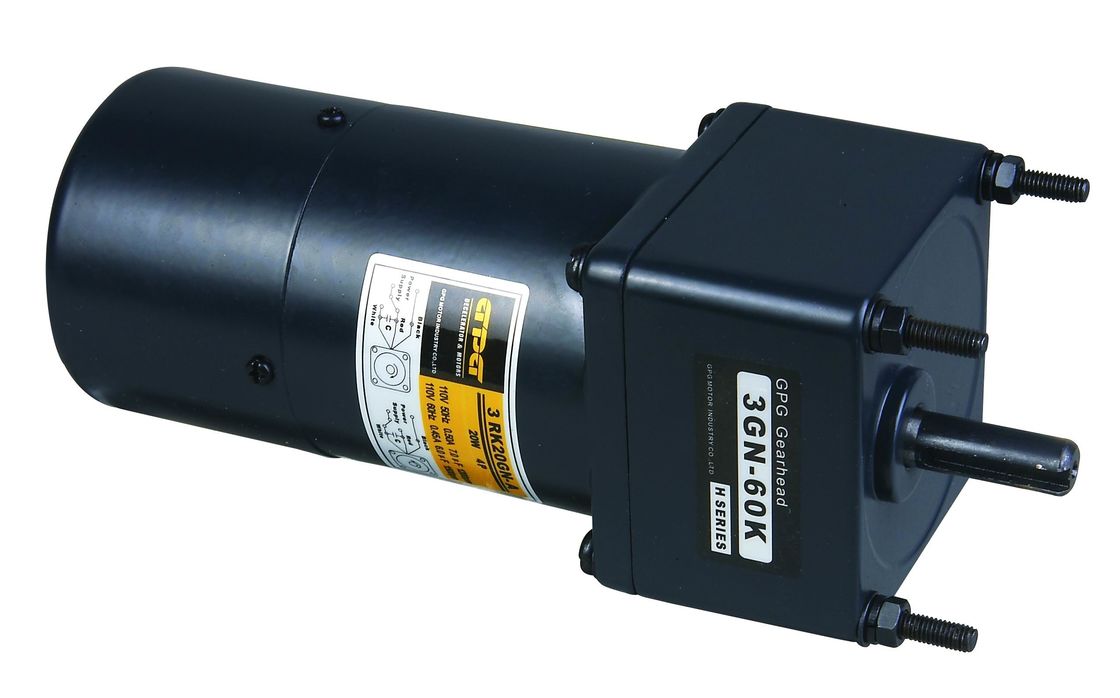 सीई प्रमाणीकरण गति नियंत्रण मोटर के साथ माइक्रो एसी गियर मोटर 6w-250w