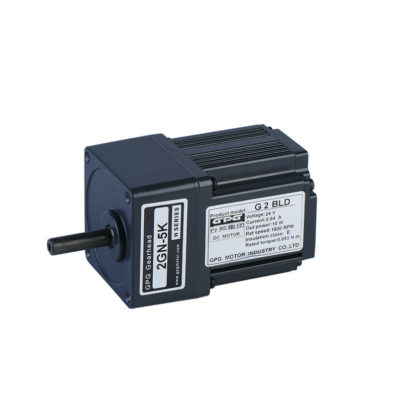 10W BLDC गियर मोटर 12V 24V 1800RPM 3000RPM DC ब्रशलेस 2GN 3GN 4GN 5GU 6GU पैरेलल राइट एंगल वर्म GPG गियर वाली मोटर