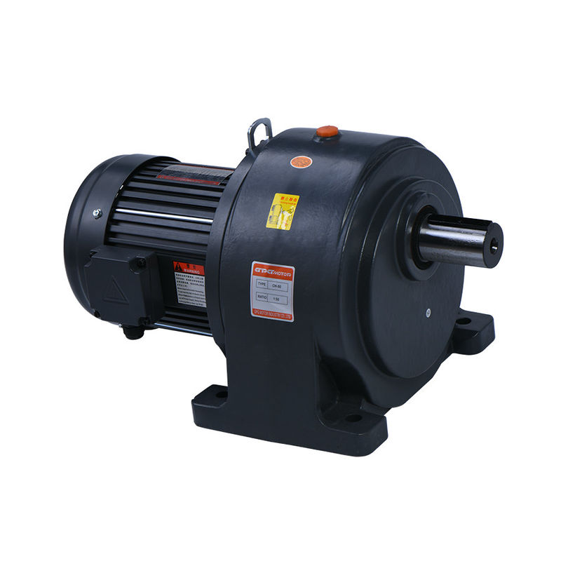 फुट च प्रकार के साथ 400w 0.5hp एसी मोटर गियरबॉक्स क्षैतिज प्रकार