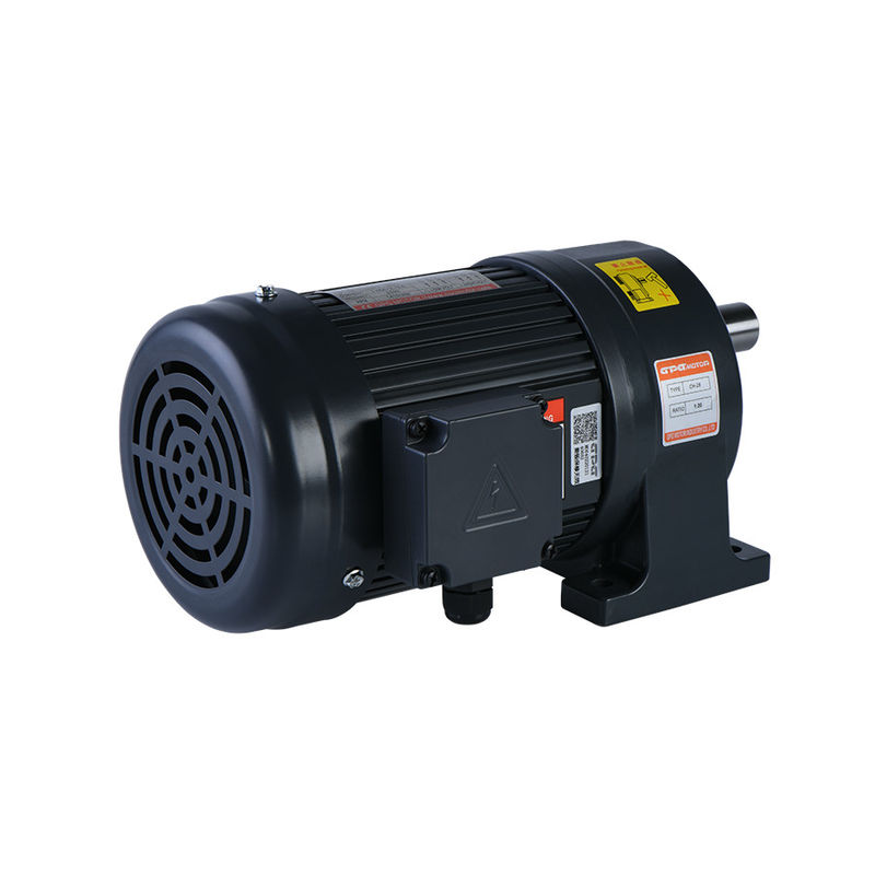 फुट च प्रकार के साथ 400w 0.5hp एसी मोटर गियरबॉक्स क्षैतिज प्रकार